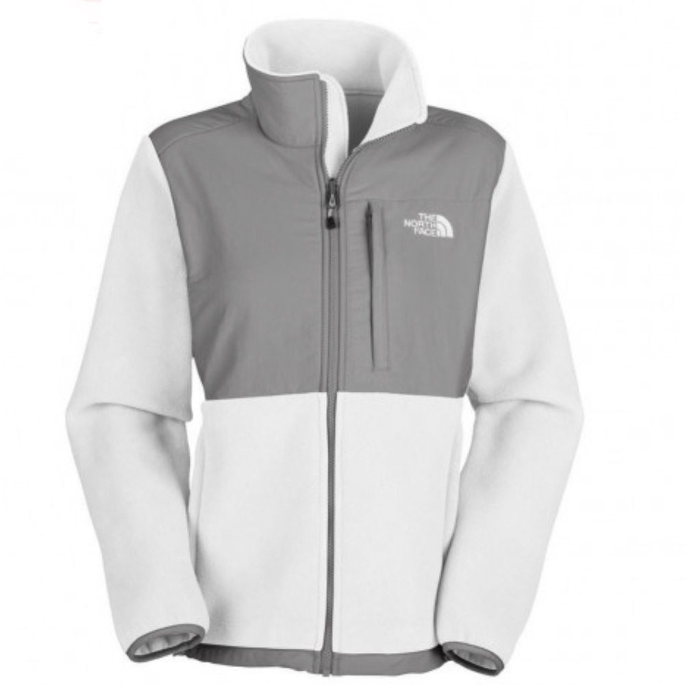 The North Face Denali Fleece Jacket - Women's TNF White/High Rise Grey
